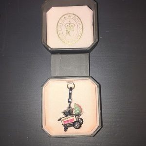 Juicy Couture Cotton Candy Machine Charm - silver